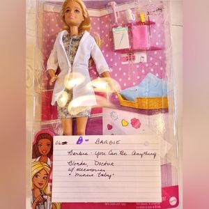 Barbie can be anything baby doctor set